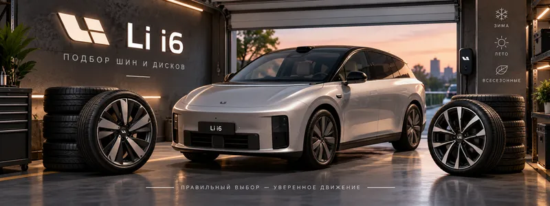 Подбор шин и дисков на Li i6 — размеры, разболтовка, вылет и ЦО