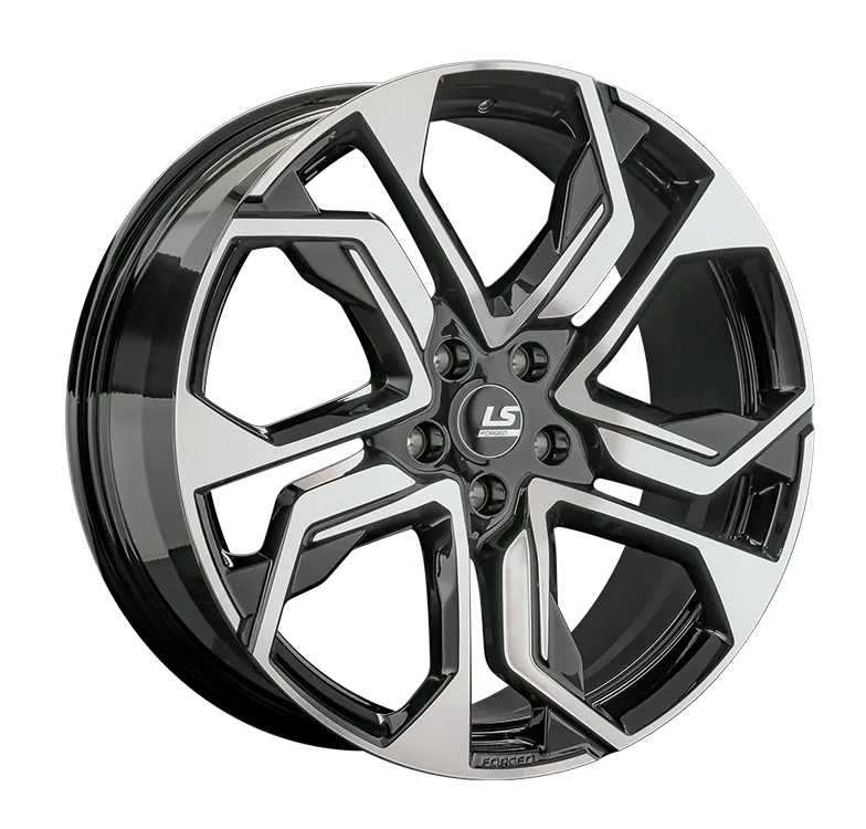 LS Forged LS FG30 Кованый 9.5x22 5x150 ET45 DIA110.1 Черный с полировкой
