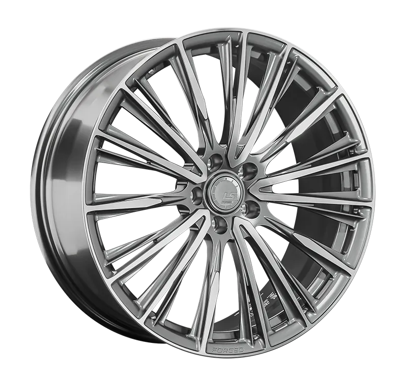 LS Forged LS FG46 Кованый 9x21 5x114,3 ET35 DIA60.1 Темно-Серый Матовый Полированный