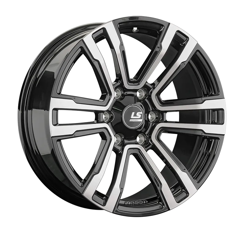 LS Forged LS FG11 Кованый 9x22 6x139,7 ET28 DIA78.1 Черный с полировкой