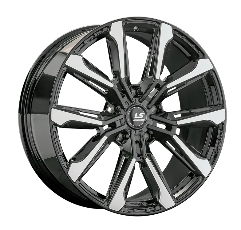 LS Forged LS FG34 Кованый 9.5x22 5x150 ET45 DIA110.1 Черный с полировкой