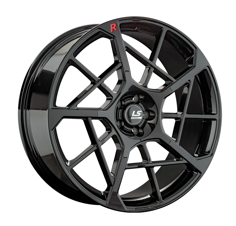 LS Forged LS FG36 Кованый 9.5x22 5x108 ET48 DIA63.3 Черный глянцевый