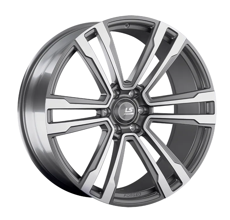 LS Forged LS FG11 Кованый 9x22 6x139,7 ET45 DIA95.1 Темно-Серый Матовый Полированный
