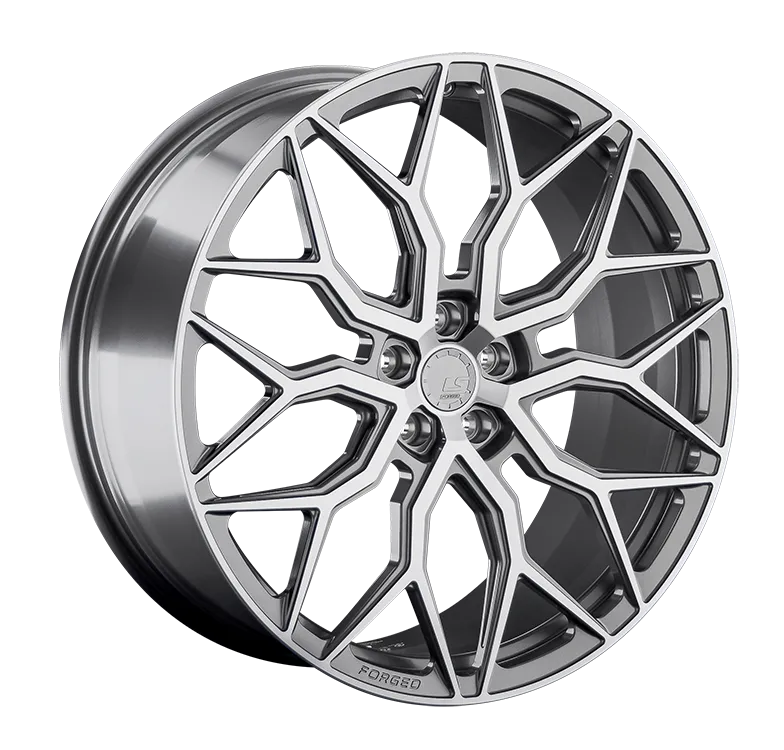 LS Forged LS FG13 Кованый 10.5x23 5x112 ET31 DIA66.6 Темно-Серый Матовый Полированный