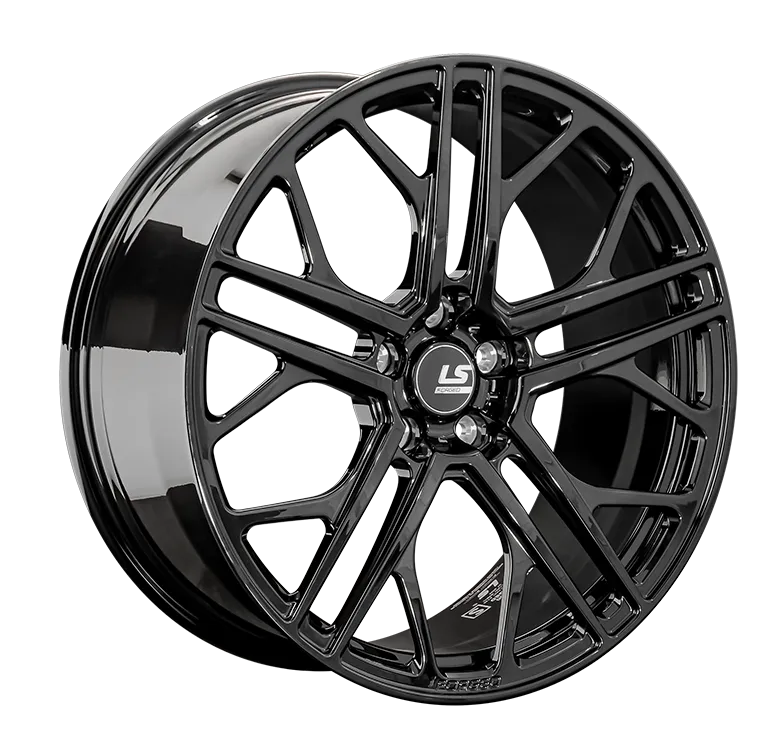 LS Forged LS FG48 Кованый 9.5x22 5x114,3 ET47 DIA67.1 Черный глянцевый
