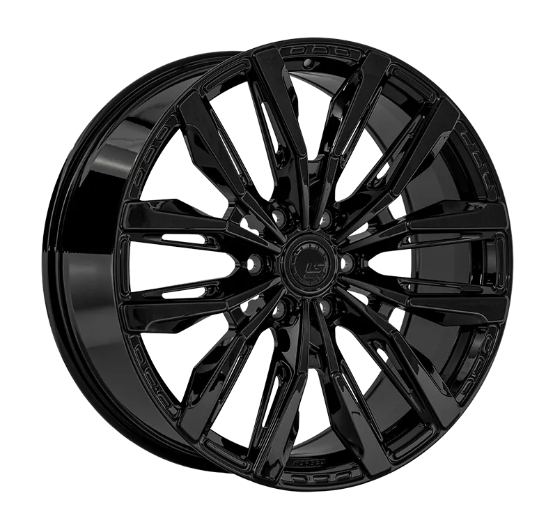 LS Forged LS FG55 Кованый 9x22 6x139,7 ET45 DIA100.1 Черный глянцевый