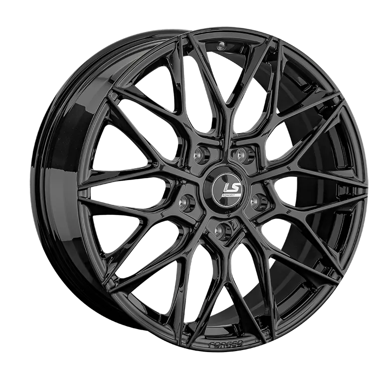 LS Forged LS FG10 Кованый 9x22 5x120 ET43 DIA72.6 Черный глянцевый