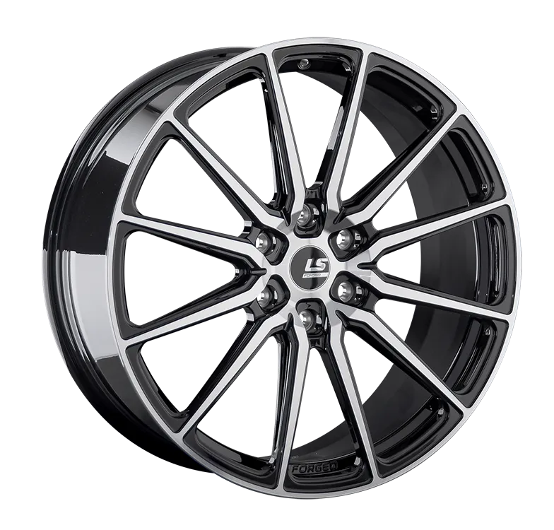 LS Forged LS FG02 Кованый 9x22 6x139,7 ET45 DIA95.1 Черный с полировкой