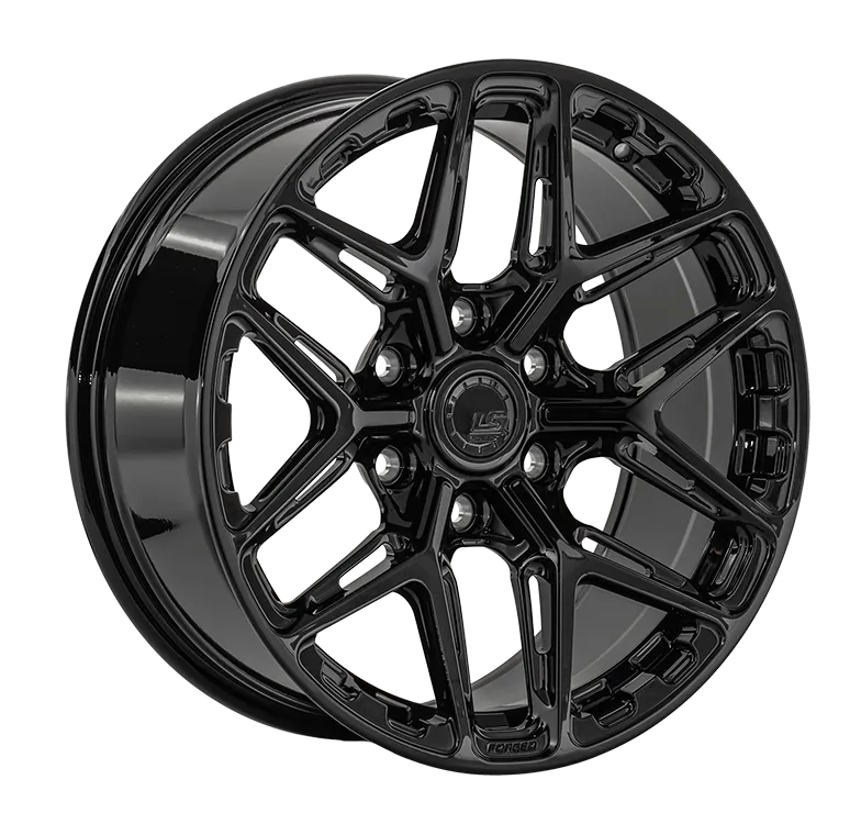 LS Forged LS FG53 Кованый 9x22 6x139,7 ET45 DIA100.1 Черный глянцевый