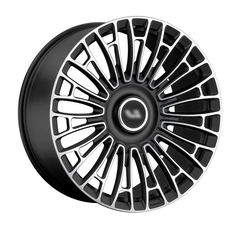 LS Forged LS FG25 Кованый 9.5x22 5x108 ET37 DIA63.3 Черный Матовый Полностью Полированный