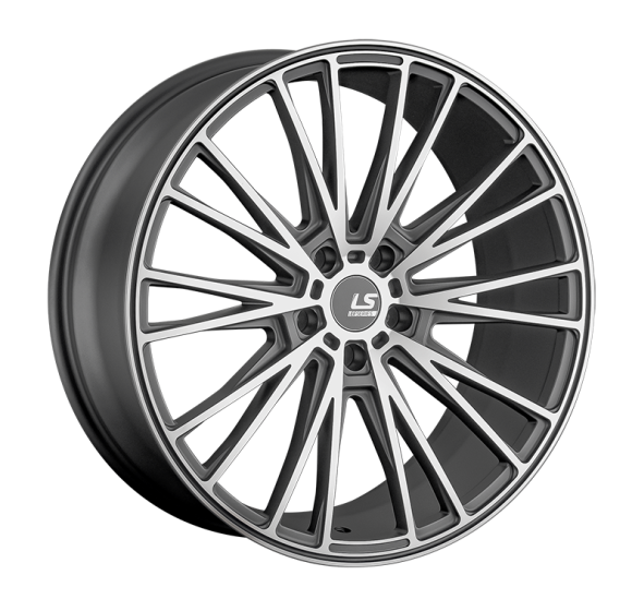LS FlowForming RC60 Литой 9x21 5x120 ET40 DIA72.6 Черный с полировкой